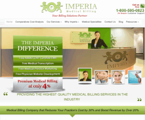 imperiamedicalbilling.com: Medical Billing Services by Imperia Medical Billing Company in USA
Imperia Medical Billing Company provides highest quality Medical Billing Services to medical practices across the US at affordable rates