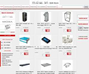 mdw.it: Distribuzione prodotti networking industriale, elettonica e telecomunicazione.
Distributore prodotti networking industriale, schede multiporta rs232/422/485, convertitori ed adattatori, armadi ed accessori rack 19 pollici, tralicci, pali e zanche per installazioni