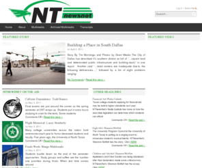 ntnewsnet.com: North Texas News Net
A new website launched as part of a major new initiative to better cover North Texas and give students more practical experience.