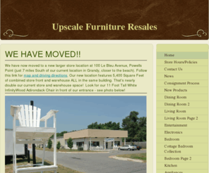 obxupscalefurniture.com: Upscale Furniture Resales - Home
WELCOME!  Upscale Furniture Resales is your source for new & gently used, reasonably priced indoor and outdoor furniture -- perfect for sprucing up your home or outfitting an Outer Banks (OBX) vacation rental home.  We are conveniently located on Highway 1