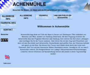 achenmuehle.com: Achenmühle - Besuchen Sie Bayern, die Alpen und die Königsschlösser von Ludwig II
