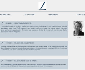 laurence-drake.com: Laurence Drake - Index
Actualités de Laurence DRAKE : actualités, ouvrages, itinéraire...