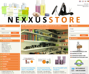 nexxusstore.be: Overtuig uzelf van onze prijzen. Zelfs tot gratis verzendingen.
Actief op het internet voor al 6 jaar met de verkoop van haarverzorgingsproducten aan de beste prijzen voor de comsument.