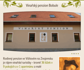 penzion-bobule.cz: Vinařský penzion Bobule
