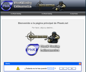 pheek.net: ..:: Pheek Gaming ::.. - Índice
..:: Pheek Gaming ::.. - Índice