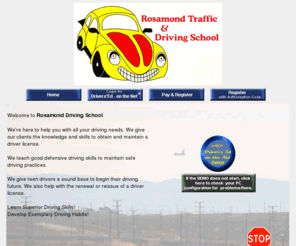 rosamonddrivingschool.com: Rosamond Driving School
Rosamond Driving School is located in Rosamond, California.