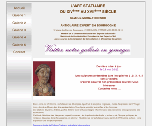 statuaire.fr: l'art statuaire a travers les siecles Dijon - Bourgogne - France
Beatrice Mura-Todesco vous fait partager sa passion pour l'art statuaire