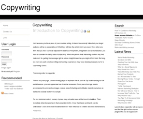 cabthesaurus.info: Copywriting
Copywriting