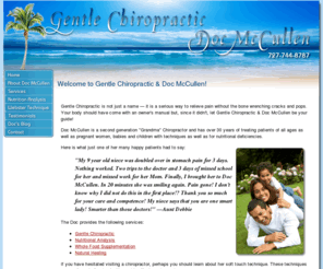 docmccullen.com: Home :: Gentle Chiropractic, Dr. Kia McCullen, 1264 County Road 1, Dunedin, FL 34698
DESCRIPTION HERE