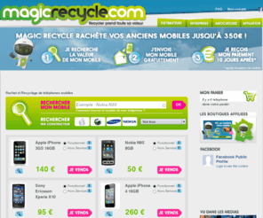 misterrecycle.com: Recyclage et rachat de téléphones mobiles - Mister Recycle
MisterRecycle, le 1er site de rachat de mobiles vu à la TV ! Gagnez jusqu'à 350€ en recyclant votre téléphone. L’envoi de votre mobile est gratuit. Recevez votre paiement sous 10 jours.