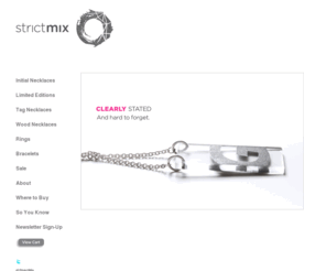 strictmix.com: Home Page - strictmix
Handmade sterling silver jewelry by Angie Griggs