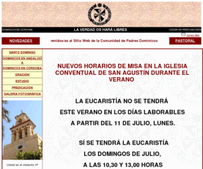 dominicoscordoba.org: ::::: BIENVENIDOS/A A LA WEB DE LA COMUNIDAD DE PADRES DOMINICOS EN CÓRDOBA ::::::
