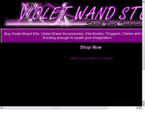violet-wands.info: Violet Wand Store
Latest in violetwand products and information now available at The Violet Wand Store. Shop with confidence, violet wand questions answered