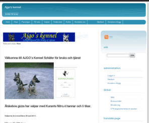 ajgoskennel.se: AJGO's schäferkennel
Schäfer för bruks och tjänst