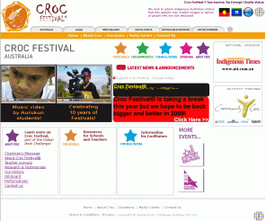 crocfestival.org.au: Croc Festival® :: Our Future. We Decide. (News)
Our Future. We Decide.