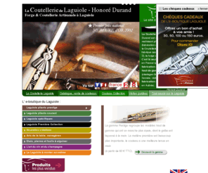 layole.com: La coutellerie de Laguiole - Fabrication et vente du couteau de Laguiole
Forge et Coutellerie Artisanale à Laguiole - Honoré Durand Maître Artisan.