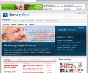 lsveikata.lt: Pagrindinis
www.lsveikata.lt - the dynamic portal engine and content management system