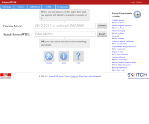 sciencewise.info: ScienceWISE - Scientific Web-based Interactive Semantic Enviroment
