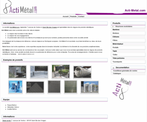 acti-metal.com: Acti Metal.com - Negoce de produits metalliques - Acti-Metal.com
Acti-Metal