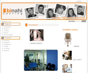 binahi.com: Binahi: Casting, locuciones, figuracin...
Escriba [en castellano], la descripcin de su sitio web