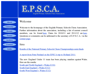 epsca.org.uk: The English Primary Schools Chess Association
[add slick site description here]