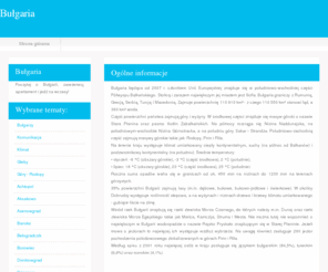 xn--wczasy-bugaria-onc.pl: Bułgaria - udane wczasy i wakacje w Bułgarii
Bułgaria - poznawaj z nami kraj. Zdobądź informacje ogólne jak również te dotyczące konretnych miejscowości. Poczytaj o Bułgarii i wybierz się tam na wczasy.