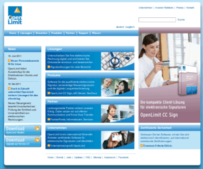 openlimit.net: OpenLimit: Elektronische Rechnung und Langzeitarchivierung mit digitaler Signatur.
Elektronische Rechnungslegung, Langzeitarchivierung, sichere Geschäftsprozesse mit zertifizierter Software für digitale Signaturen und Identitäten.