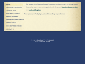 frueauff.org: Charles A. Frueauff Foundation
Frueauff Foundation strives to improve the lives of those in need by giving grants to non-profit organizations and hospitals for higher education, social services, student aid, health, construction, equipment, special programs