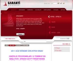 garantiakademi.com: Garanti Akademi
KPSS, ALES, KPDS, ÜDS, DGS, PMYO, Ankara, Dershane, Garanti Akademi, Dershane, Kızılay