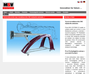 msv-systems.cz: MSV 2010
MSV SYSTEMS CZ s.r.o. - Technologické Centrum