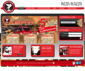 pizza-plazza.net: Pizza Plazza - Accueil
Commandez votre pizza à Pizza Plazza, à emporter ou à livrer, commandez en ligne, contactez nos restaurants, consultez nos menus et spécialités pizzas. 