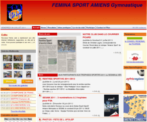 fsa-gym.com: FEMINA SPORT AMIENS Gymnastique - Accueil
Site du club FEMINA SPORT AMIENS  Gymnastique