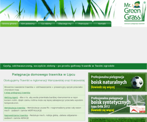 pielegnacjatrawnika.com: Mr. Green Grass - Całoroczna pielęgnacja trawników
Pielęgnacja trawnika w IV etapach zapewni Twojemu trawnikowi właściwe odżywienie, we właściwym czasie, w kontrolowany sposób. Program zawiera świetnie zbalansowaną formułę, która pozwoli na szybką regenerację trawnika. Zaufaj doświadczeniu ekspertów od pielęgnacji trawników