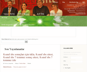 turkusoyle.com: TÜRKÜNÜ SÖYLE FAN SİTESİ - HERKESİN BİR TÜRKÜSÜ VAR SENİN TÜRKÜN HANGİSİ ?
türkünü söyle