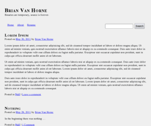 cleverdunce.com: Brian Van Horne
Binaries are temporary, source is forever.