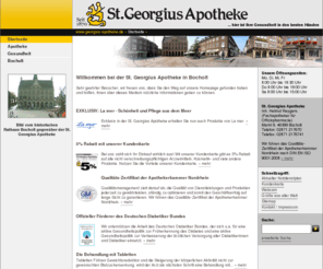 georgius.de: St. Georgius Apotheke: Startseite
Homepage der St. Georgius Apotheke in Bocholt