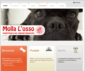 mollalosso-toelettatura.com: Molla L'osso - Toelettatura per animali domestici - Lallio - Siti premium
Molla L'osso è una Toelettatura e vendita alimenti e accessori per animali domestici a Lallio