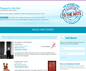 passporttothearts.com: Passport to the Arts | Denver Post Community
