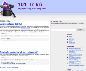 101triku.cz: 101 Triků :: Nejlepší triky pro každý den
Výběr nejlepších tipů, triků a doporučená 'how-to'