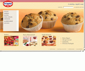 droetker.hu: Homepage - Dr. Oetker
Homepage,  Dr. Oetker Magyarország Élelmiszer Kft. Budapest: A minőség a legjobb recept. 333 ínycsiklandó recept a sütés, desszert, befőzés témakörökben. Tippek & Trükkök a Dr. Oetker Mesterkonyhájától.