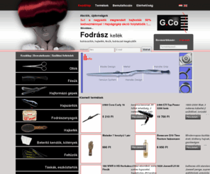 gcohair.com: fodrászollók, hajkefék, fésűk, fodrászati kiegészítők
Fodrászkellék webshop