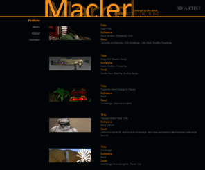 macler.net: Macler.Net
Macler's CG Portfolio Website