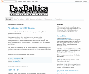 paxbaltica.net: Pax Baltica
