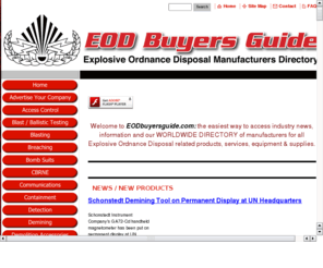 eoddepot.net: EOD Buyers Guide
Welcome to the EOD Buyers Guide. The premier site for all your EOD needs!