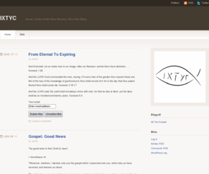 ixtyc.com: IXTYC 
Jesus, Christ, God's Son, Saviour: Give Him Glory
IXtyc  Jesus, Christ, God's Son, Saviour: Give Him Glory Iesùs Christòs Theòu Uiòs Sotèr