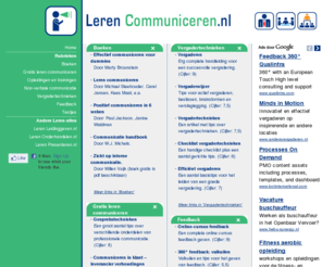 lerencommuniceren.nl: Leren Communiceren - links en tips, boeken en trainingen
Leren Communiceren