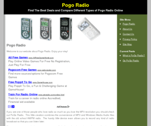pogoradio.org: Pogo Radio
Stop! Learn the Facts About Pogo Radio. Don’t Waste Your Time and Money.