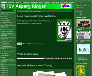 rg-ao.de: TSV Asperg Ringen
Ringen online - TSV Asperg Ringerabteilung mit aktuellen Informationen, Bilder und Videos