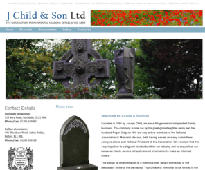 jchildmemorials.com: Local Stonemason in Rochdale : J Child & Son Ltd
Local stonemason in Rochdale providing stone engraving in Rochdale and throughout the surrounding areas.