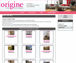 origine-immo.com: Agence immobilière : site d'annonces de vente de bien immobilier (Alsace). Agences immobilières.  - Origine Immo - Strasbourg
Origine Immo, annonces vente immobilier avec l'agence immobilière à STRASBOURG